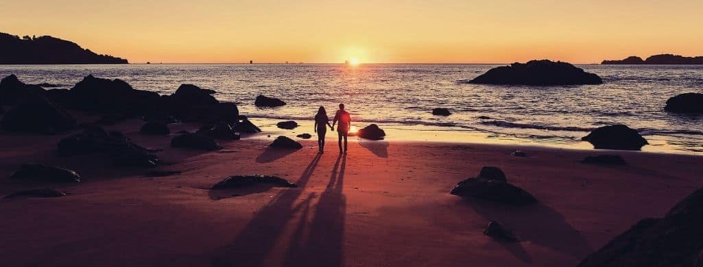 lover hanging along the shore