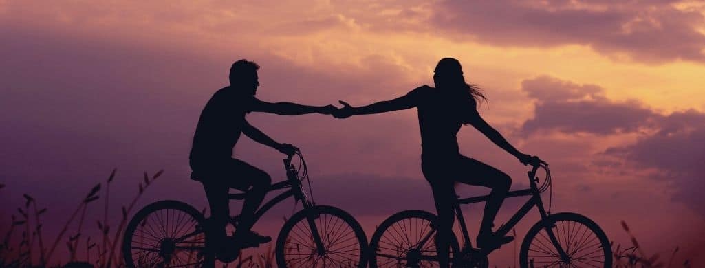 Sagittarius Lover riding bikes